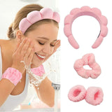 Head Buckle, Bracelet, Hair Ring, Four-piece Powder