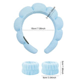 Three-piece Headband Bracelet Blue