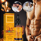 EELHOE Men's Massage Essential Oil, Men's Strength Body Exercise Care Massage Care Essential Oil