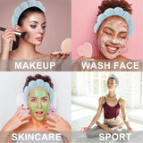 Three-piece Headband Bracelet Blue